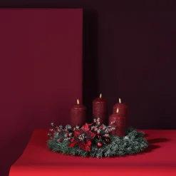Clearance Depot Deko-Adventskranz-Set Classic Christmas