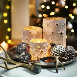 Best Depot Deko-Adventskranz-Set Winter Foliage