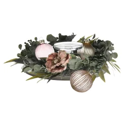 Best Depot Deko-Adventskranz-Set Winter Foliage