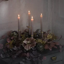 Best Depot Deko-Adventskranz-Set Winter Foliage