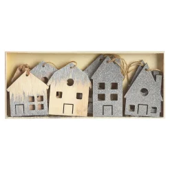 Hot Depot Deko-Anhänger-Set Houses