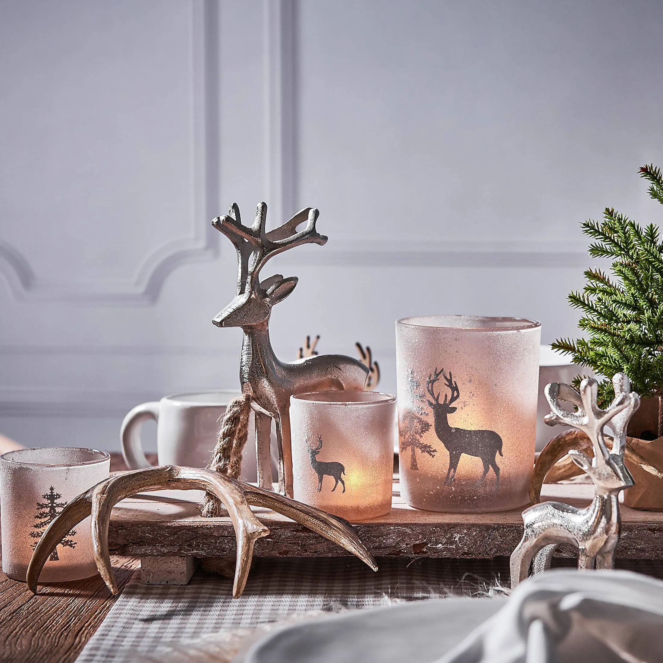 Online Depot Deko-Figur-Set Hirsch