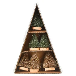 Sale Depot Deko-Objekt-Set Minibaum, Beglimmert