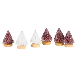 Flash Sale Depot Deko-Objekt-Set Minibaum, Beglimmert