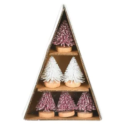 Flash Sale Depot Deko-Objekt-Set Minibaum, Beglimmert