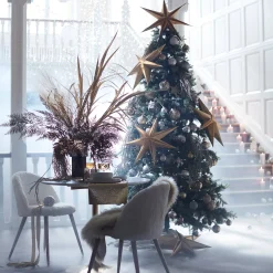 Clearance Depot Deko-Set Weihnachts-Kerzenhalter Golden Glam