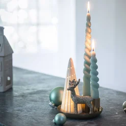 Fashion Depot Deko-Weihnachtstablett Golden Glam