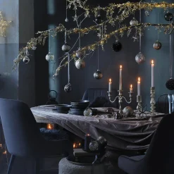 Fashion Depot Deko-Weihnachtstablett Golden Glam