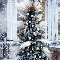 Fashion Depot Deko-Weihnachtstablett Golden Glam