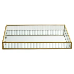 Fashion Depot Deko-Weihnachtstablett Golden Glam