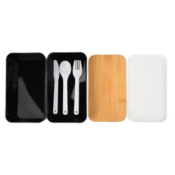 Hot Depot Doppel-Lunchbox Mit Mehrwegbesteck