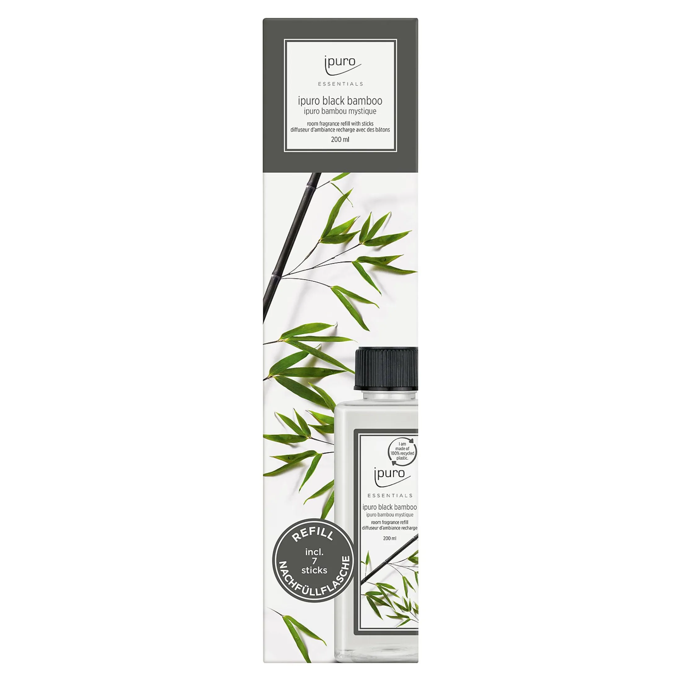 Discount Depot Essentials Raumduft-Nachfuller Black Bamboo