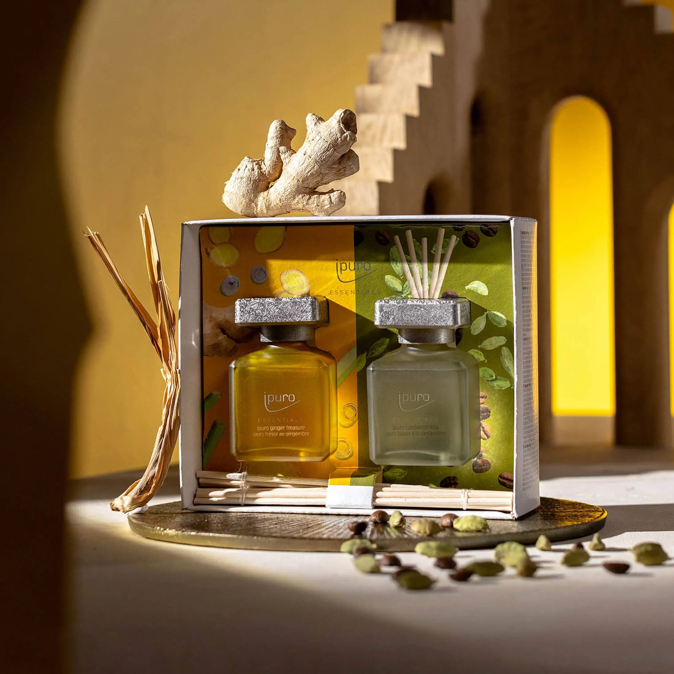 Online Depot Essentials Raumduft-Set Cardamom Kiss & Ginger Treasure
