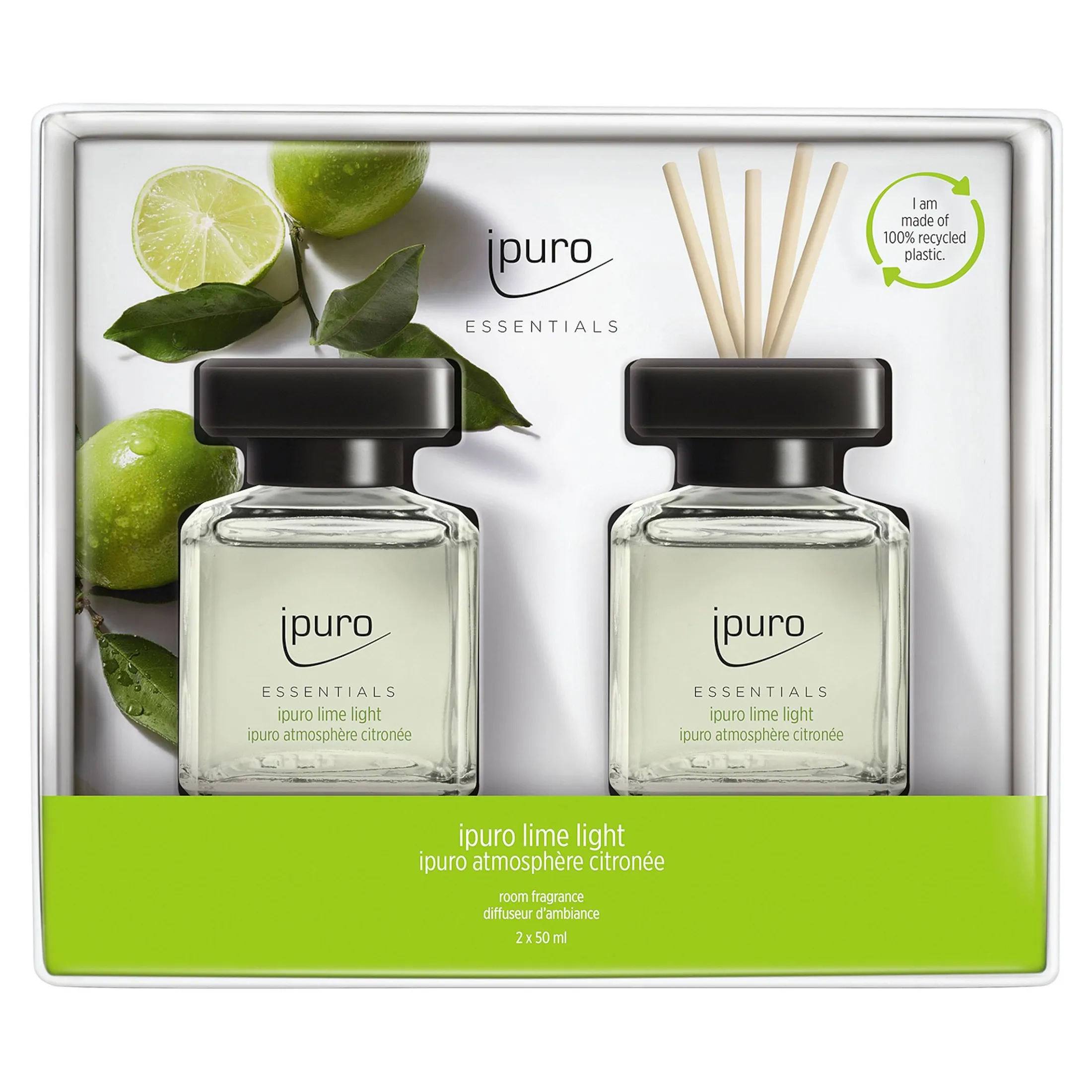 Discount Depot Essentials Raumduft-Set Lime Light