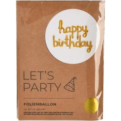 Depot Luftballons>Folienballon-Set Birthday