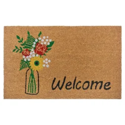 Clearance Depot Fusmatte Welcome & Flowers