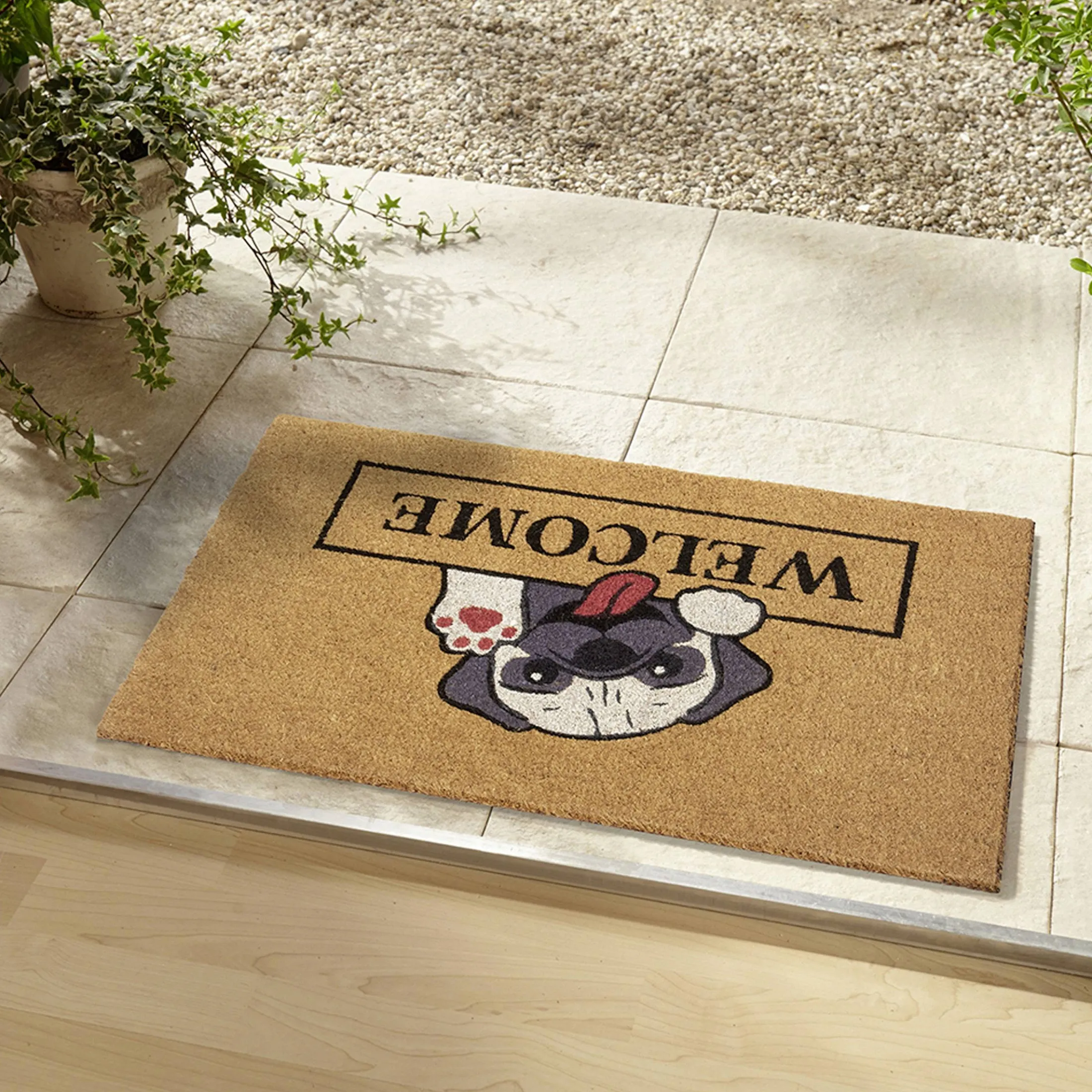 Store Depot Fusmatte Welcome Dog