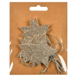 Best Depot Geschenkanhänger Glitzerstern