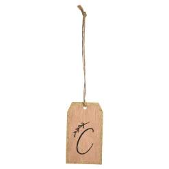 Fashion Depot Geschenkanhänger Monogramm