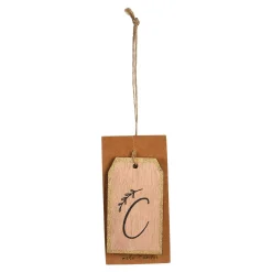 Fashion Depot Geschenkanhänger Monogramm