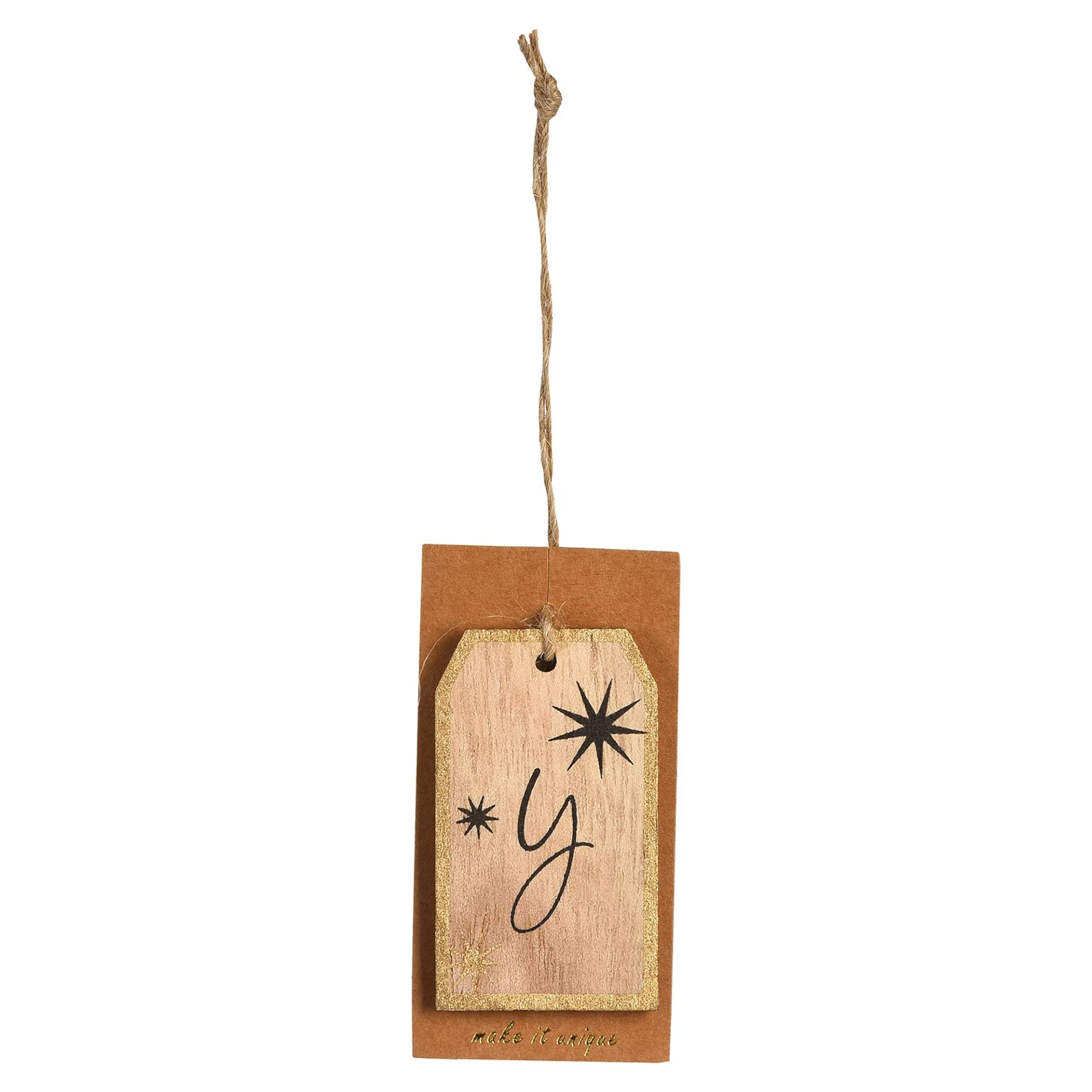 Discount Depot Geschenkanhänger Monogramm