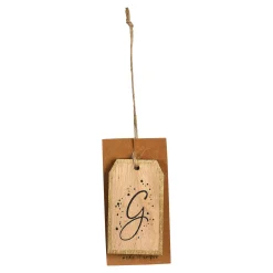 Best Depot Geschenkanhänger Monogramm