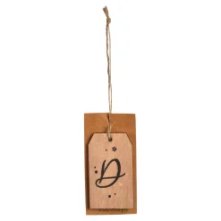 Hot Depot Geschenkanhänger Monogramm