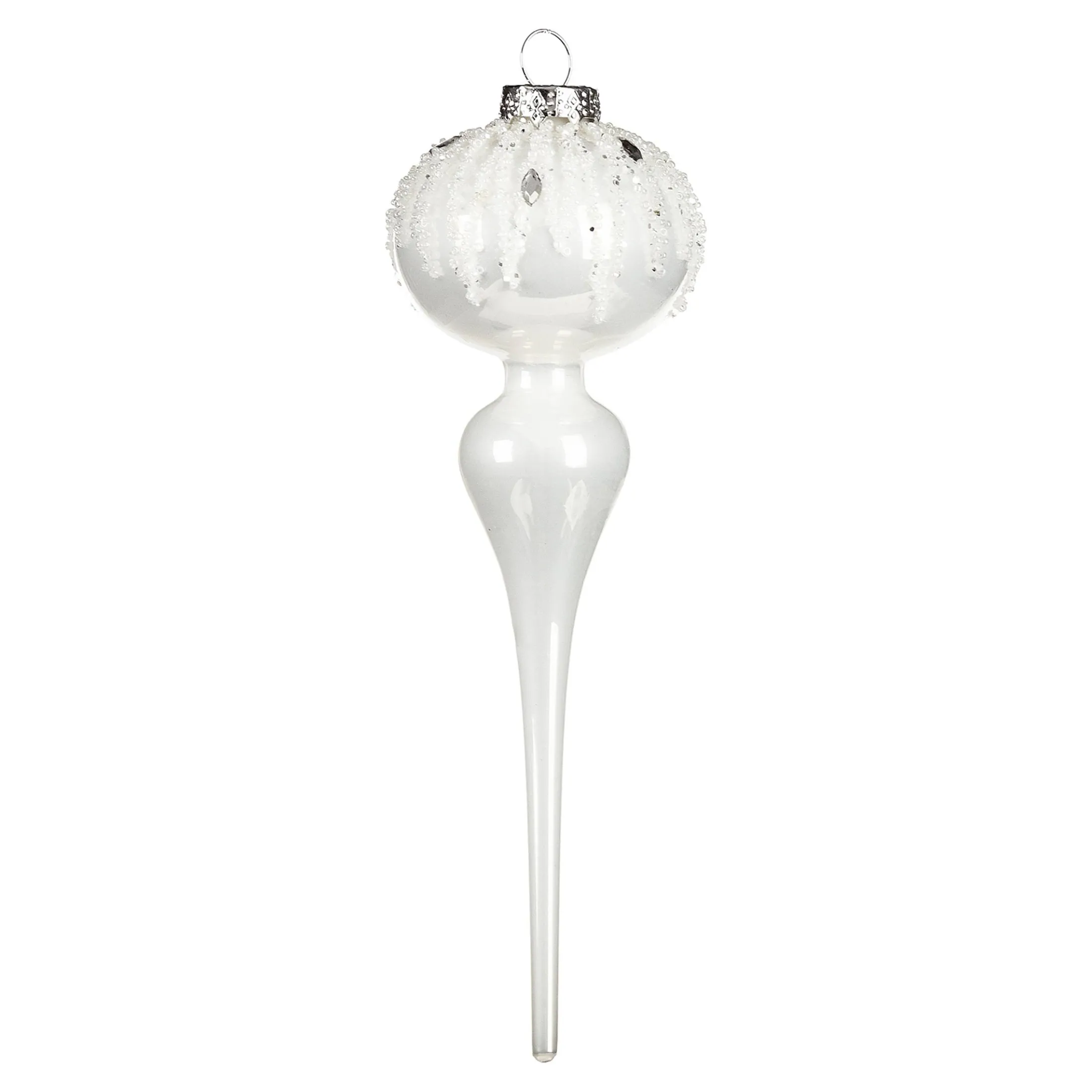Cheap Depot Glas-Baumschmuck Eiszapfen