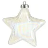 New Depot Glas-Baumschmuck Holo Stern