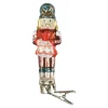 Fashion Depot Glas-Baumschmuck Nussknacker Auf Clip
