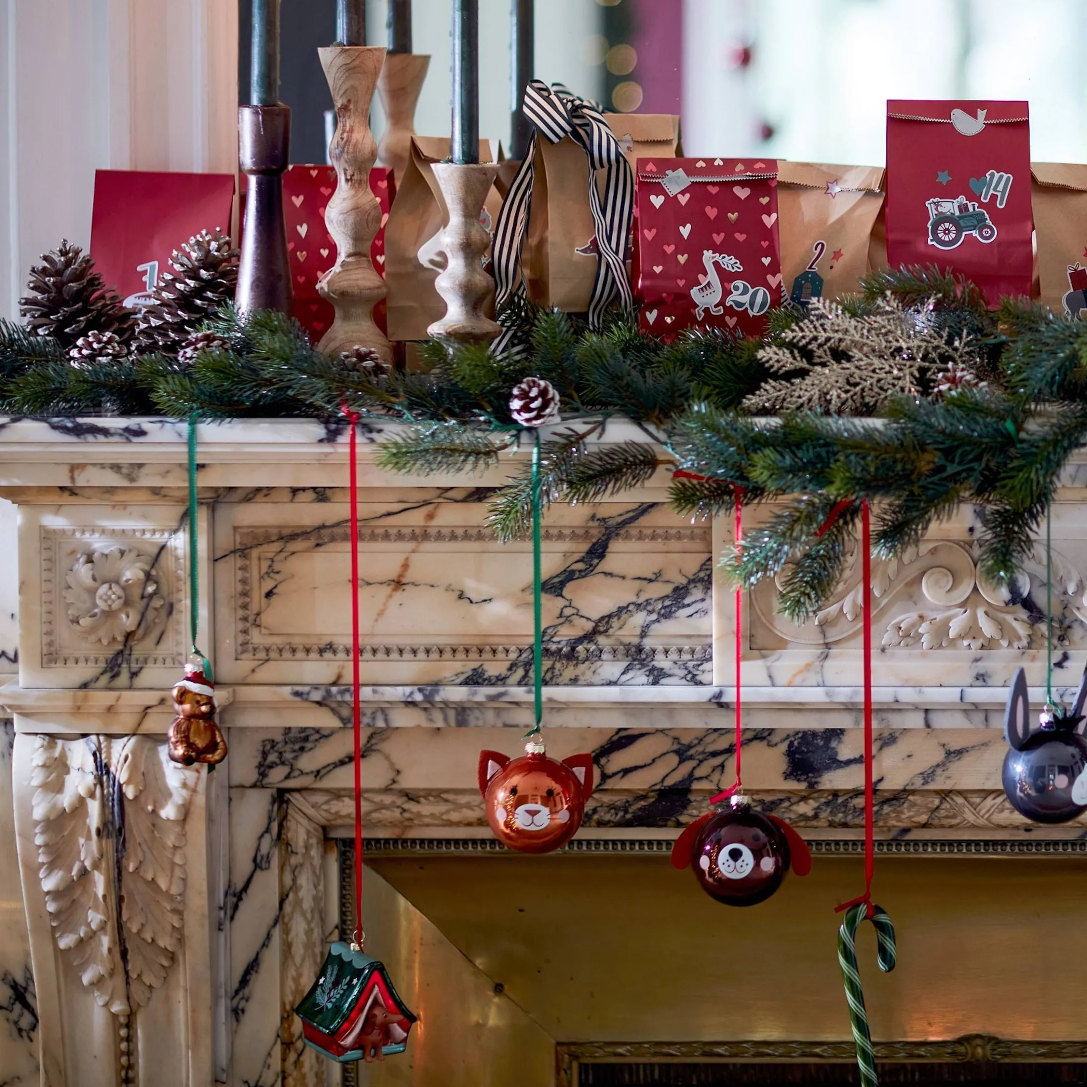 Shop Depot Glas-Baumschmuck Teddy