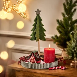 Outlet Depot Glas-Baumschmuck Zuckerstange