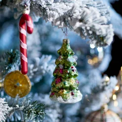Outlet Depot Glas-Baumschmuck Zuckerstange