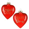 Discount Depot Glas-Baumschmuck-Set Oma & Opa