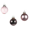New Depot Glas-Mini-Weihnachtskugel-Set