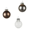 Discount Depot Glas-Mini-Weihnachtskugel-Set