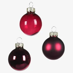 Flash Sale Depot Glas-Mini-Weihnachtskugel-Set