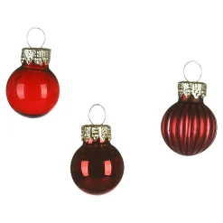 Flash Sale Depot Glas-Mini-Weihnachtskugel-Set