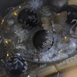 Store Depot Glas-Weihnachtskugel Diamondsplash
