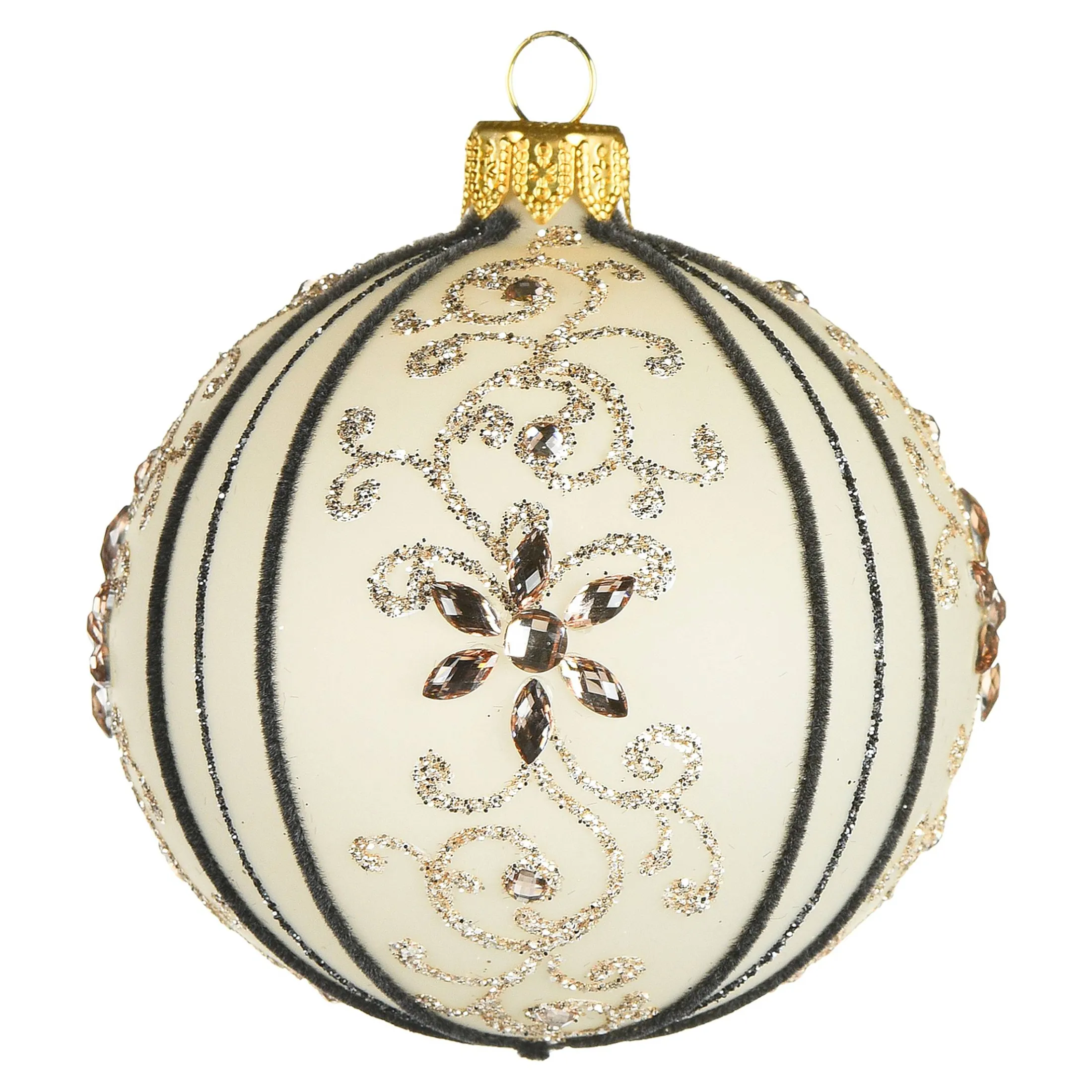Flash Sale Depot Glas-Weihnachtskugel Florale