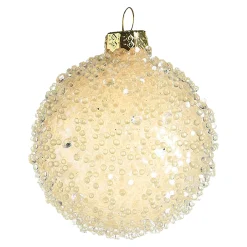 Discount Depot Glas-Weihnachtskugel Glimmer Pearls