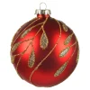 Discount Depot Glas-Weihnachtskugel Ranke
