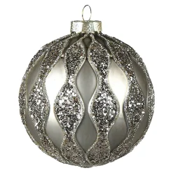 Discount Depot Glas-Weihnachtskugel Rom
