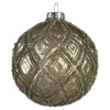 Fashion Depot Glas-Weihnachtskugel Sugar Romb
