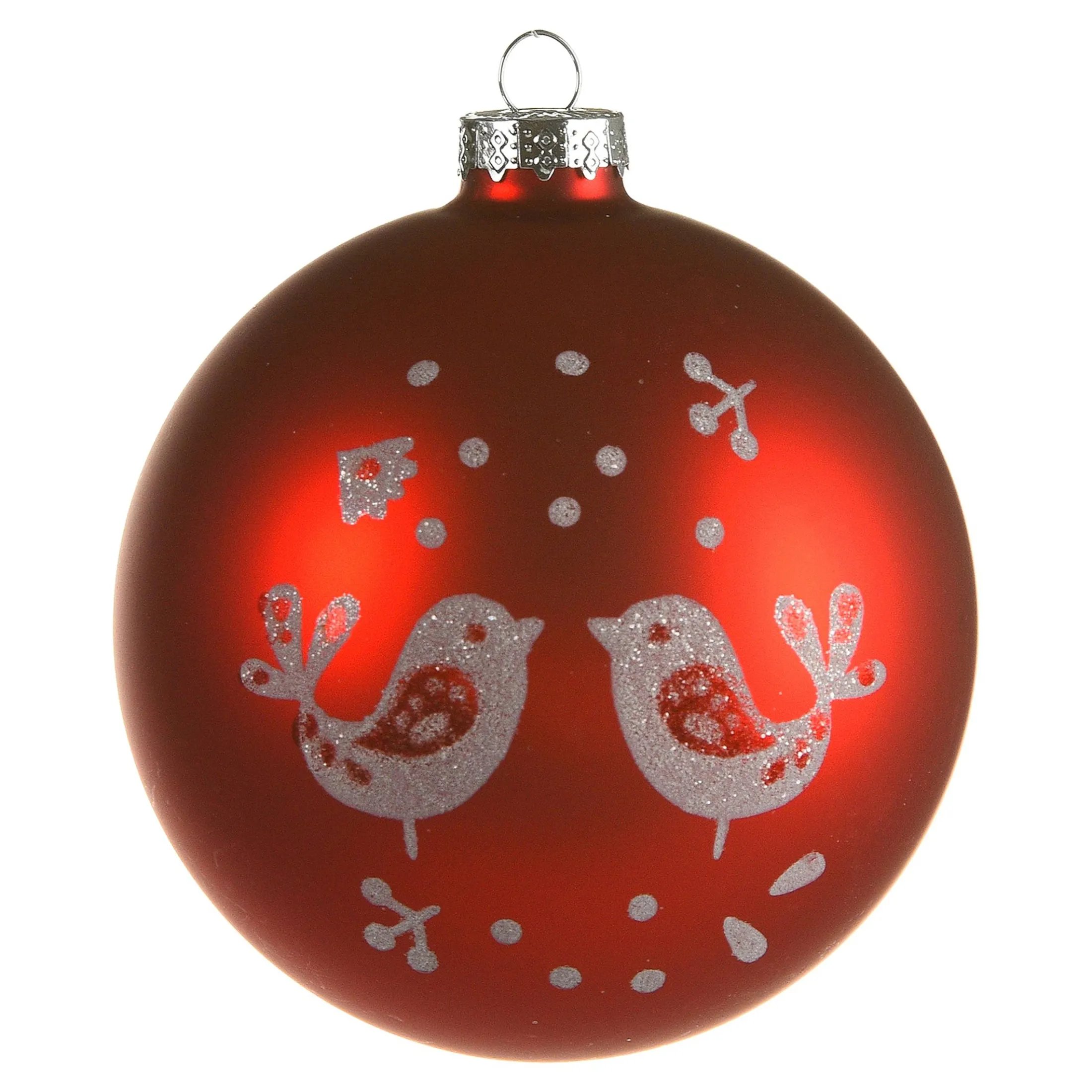 Online Depot Glas-Weihnachtskugel Tiere Folklore