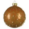 Fashion Depot Glas-Weihnachtskugel Vintage Glam