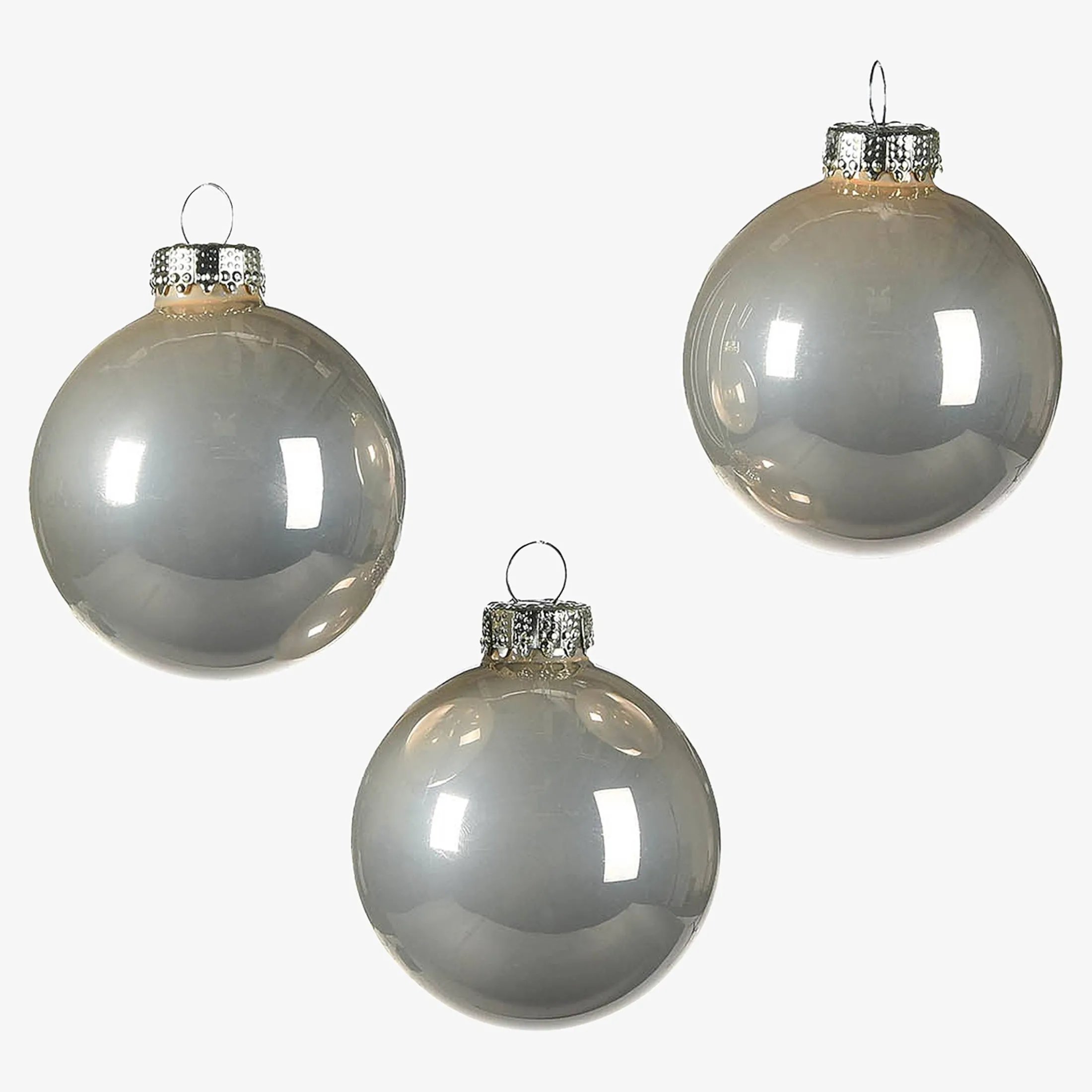 Store Depot Glas-Weihnachtskugeln Opal