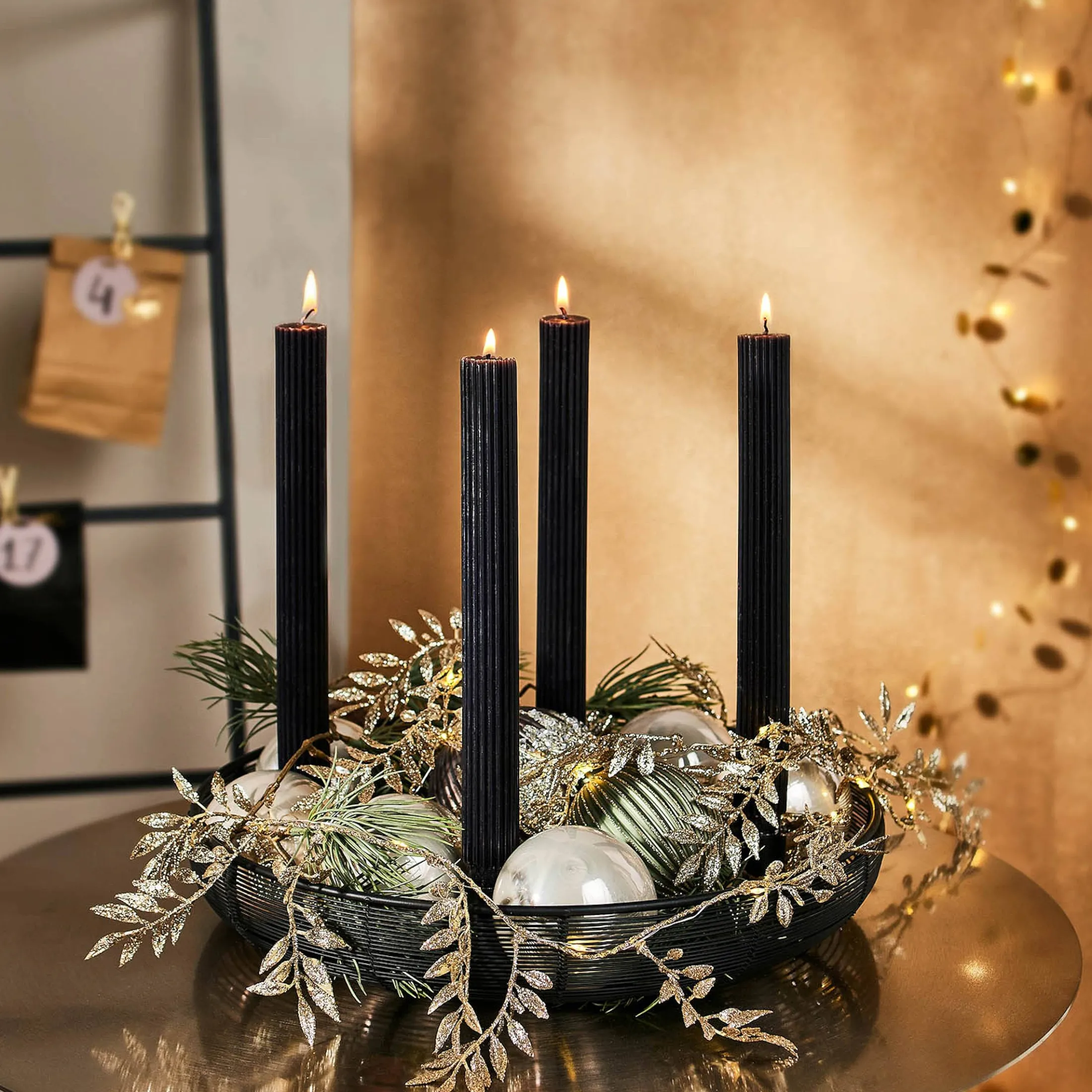 Store Depot Glas-Weihnachtskugeln Opal