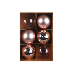 Discount Depot Glas-Weihnachtskugel-Set