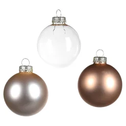 New Depot Glas-Weihnachtskugel-Set
